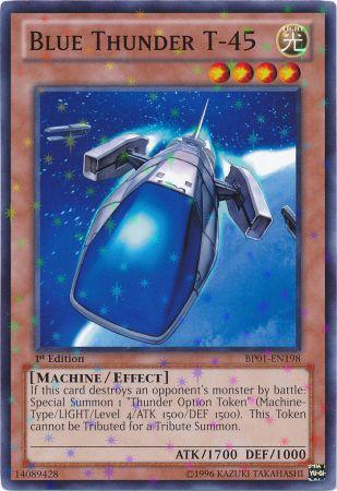 Blue Thunder T-45 [BP01-EN198] Starfoil Rare | The CG Realm