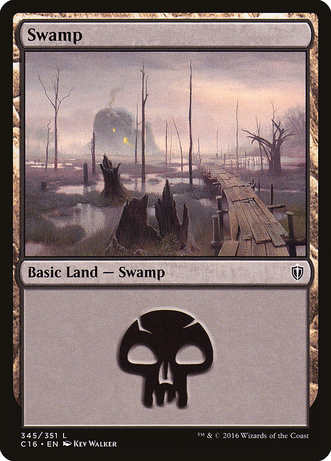 Swamp (345) [Commander 2016] | The CG Realm