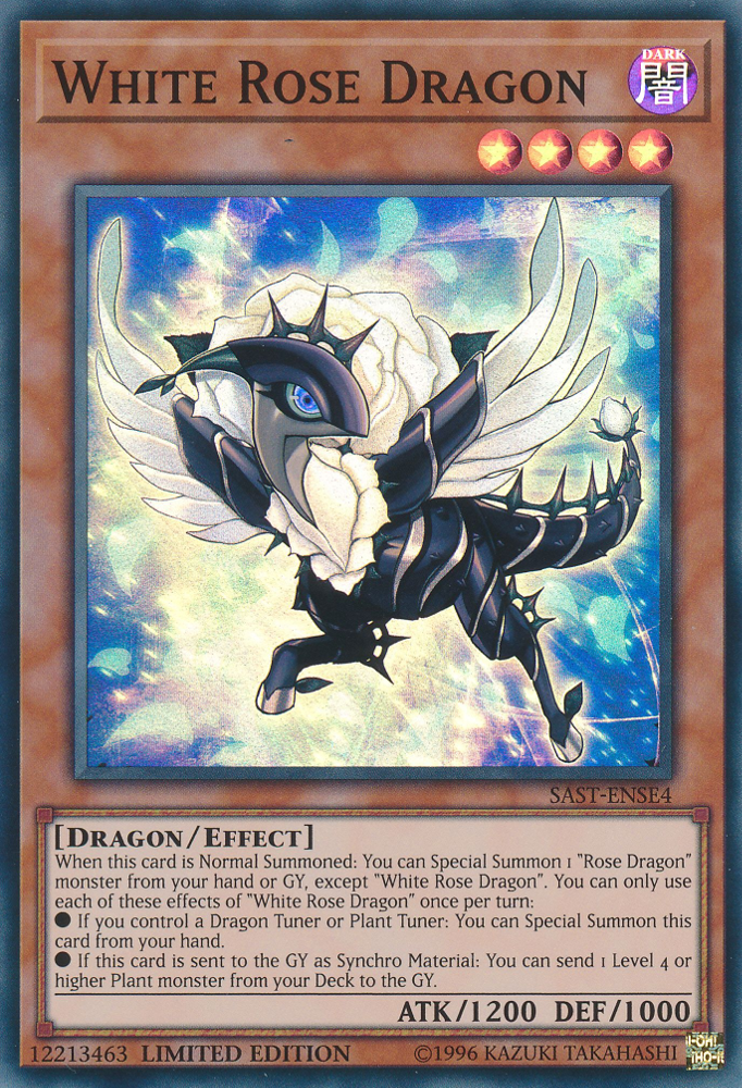 White Rose Dragon [SAST-ENSE4] Super Rare | The CG Realm