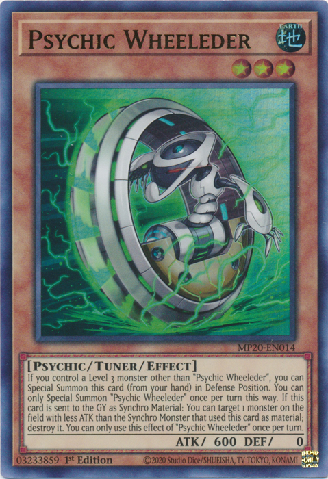 Psychic Wheeleder [MP20-EN014] Ultra Rare | The CG Realm