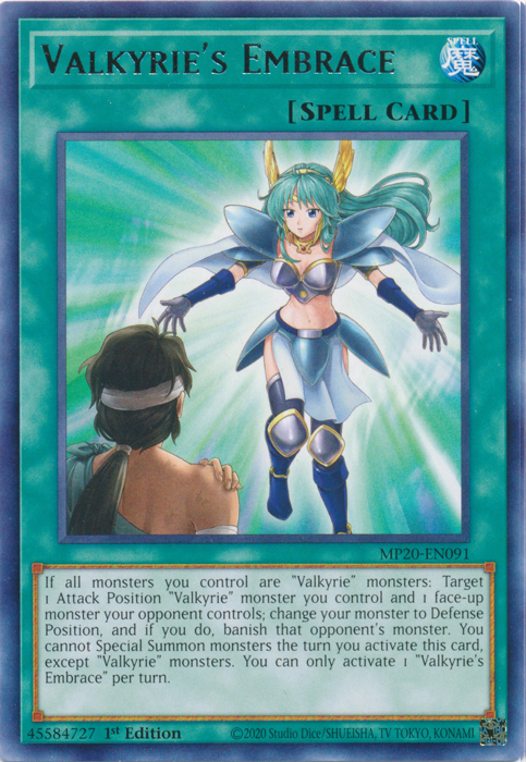 Valkyrie's Embrace [MP20-EN091] Rare | The CG Realm