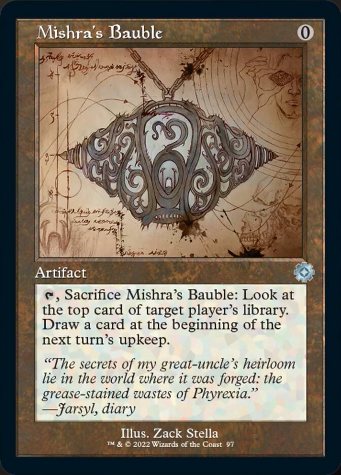 Mishra's Bauble (Retro Schematic) [The Brothers' War Retro Artifacts] | The CG Realm