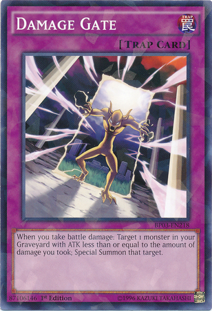 Damage Gate [BP03-EN218] Shatterfoil Rare | The CG Realm