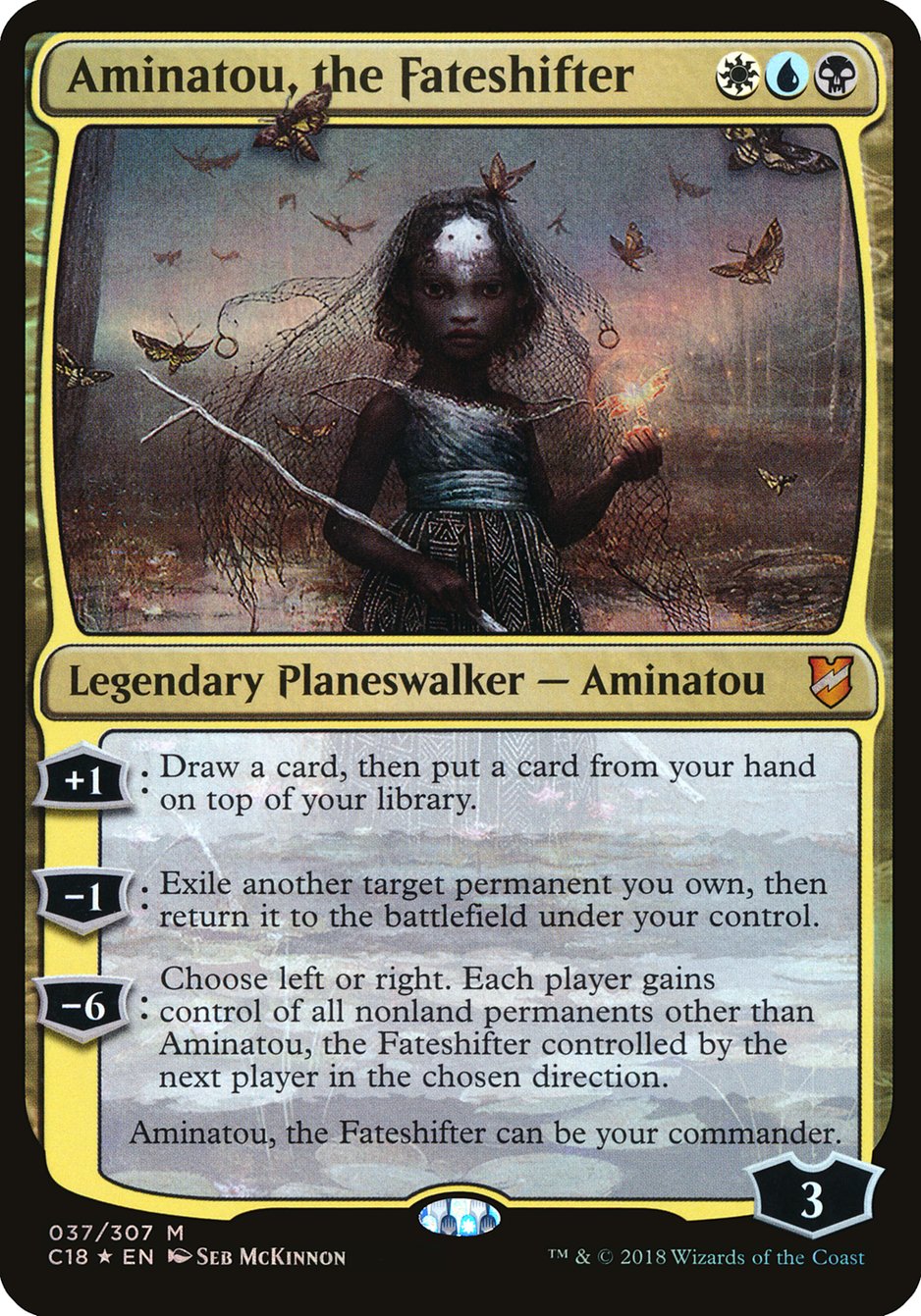 Aminatou, the Fateshifter (Oversized) [Commander 2018 Oversized] | The CG Realm