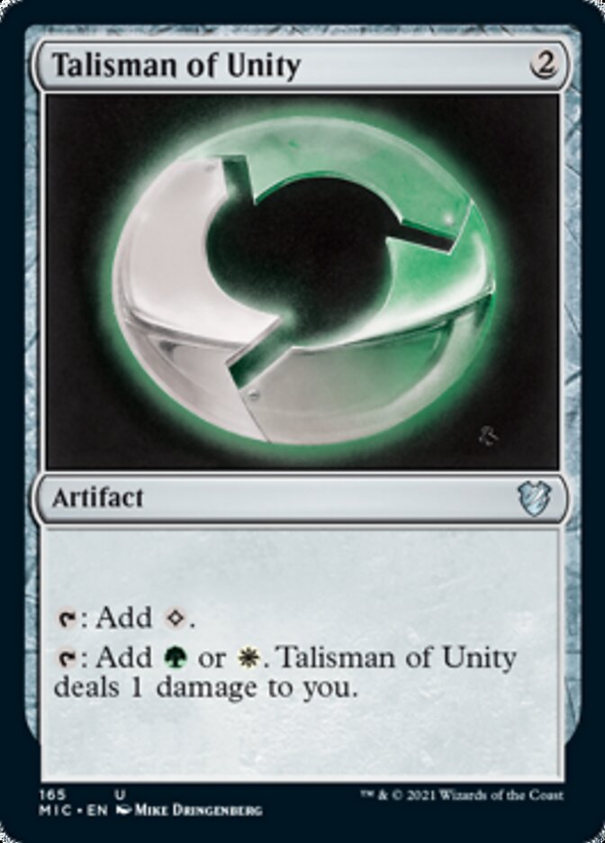 Talisman of Unity [Innistrad: Midnight Hunt Commander] | The CG Realm