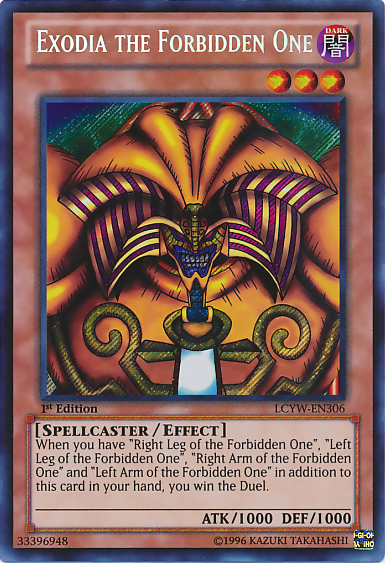 Exodia the Forbidden One [LCYW-EN306] Secret Rare | The CG Realm