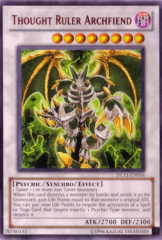 Thought Ruler Archfiend (Red) [DL11-EN014] Rare | The CG Realm