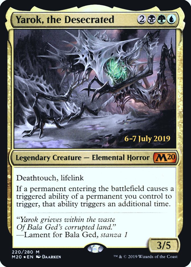 Yarok, the Desecrated [Core Set 2020 Prerelease Promos] | The CG Realm