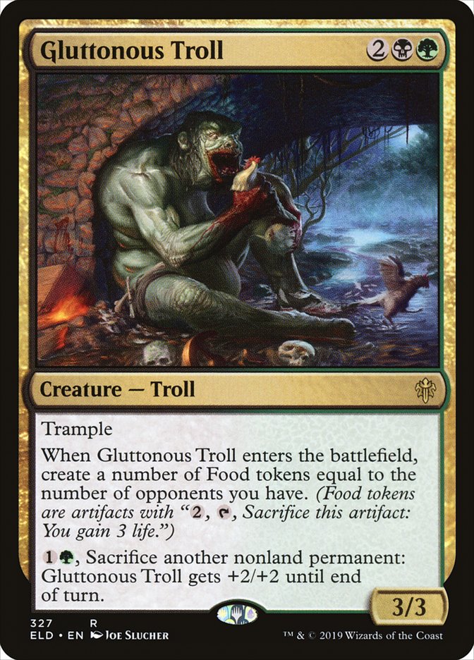 Gluttonous Troll [Throne of Eldraine] | The CG Realm