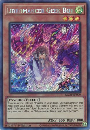 Libromancer Geek Boy [BACH-EN000] Secret Rare | The CG Realm