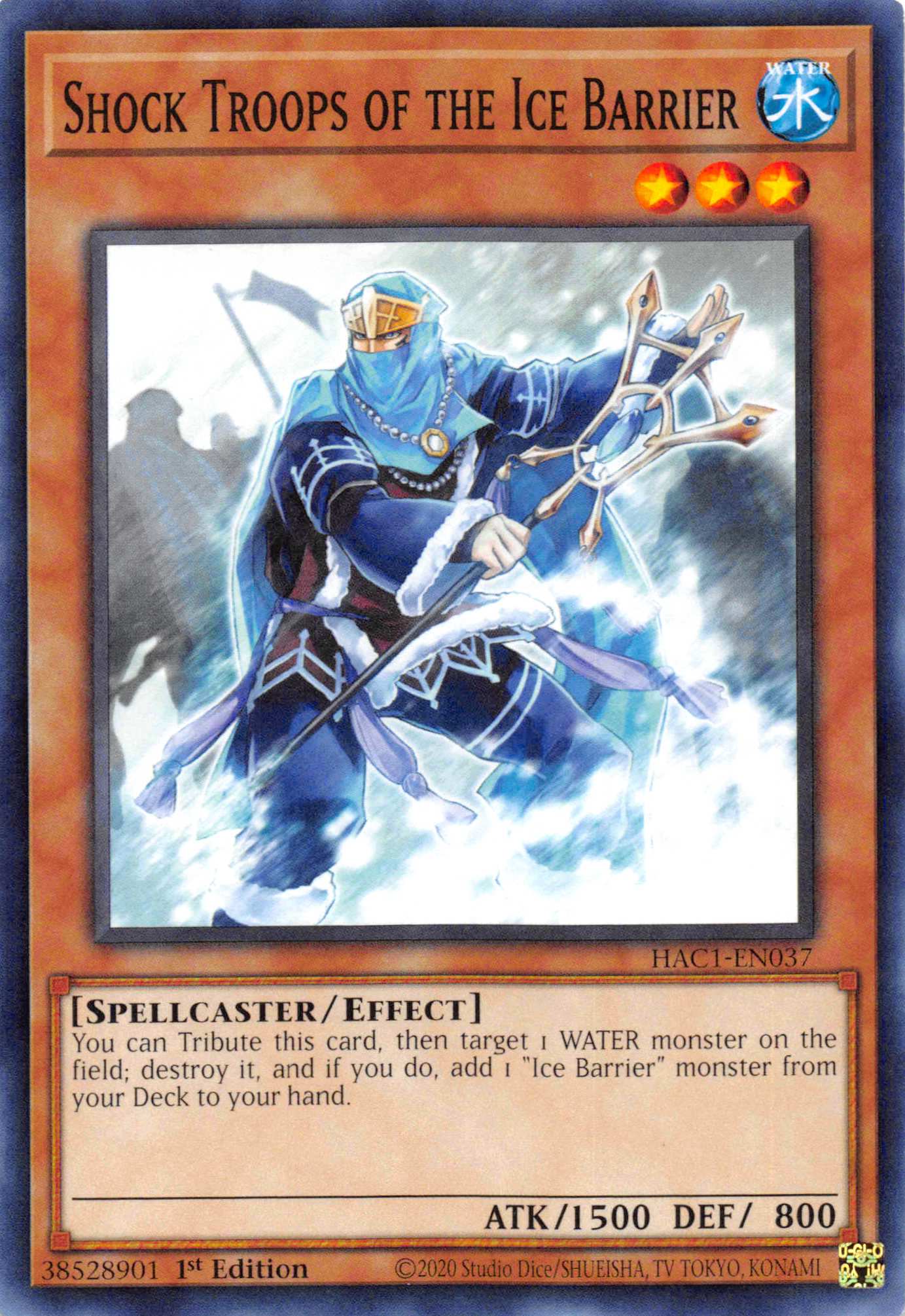 Shock Troops of the Ice Barrier [HAC1-EN037] Common | The CG Realm