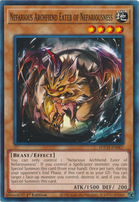 Nefarious Archfiend Eater of Nefariousness [SDCH-EN007] Common | The CG Realm