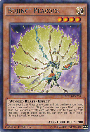 Bujingi Peacock [MP14-EN208] Rare | The CG Realm