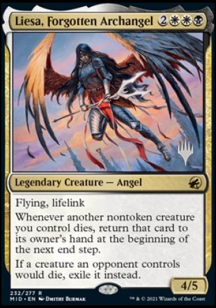 Liesa, Forgotten Archangel (Promo Pack) [Innistrad: Midnight Hunt Promos] | The CG Realm