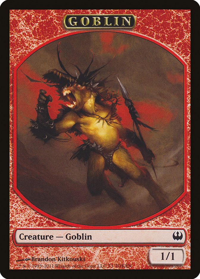 Goblin Token [Duel Decks: Knights vs. Dragons Tokens] | The CG Realm