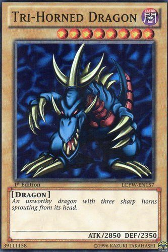 Tri-Horned Dragon [LCYW-EN157] Super Rare | The CG Realm