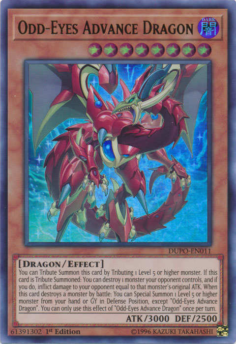 Odd-Eyes Advance Dragon [DUPO-EN011] Ultra Rare | The CG Realm