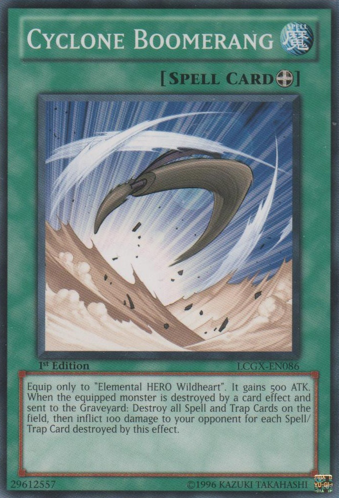 Cyclone Boomerang [LCGX-EN086] Common | The CG Realm