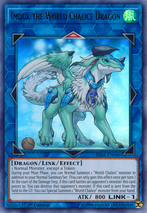 Imduk the World Chalice Dragon [BLRR-EN086] Ultra Rare | The CG Realm