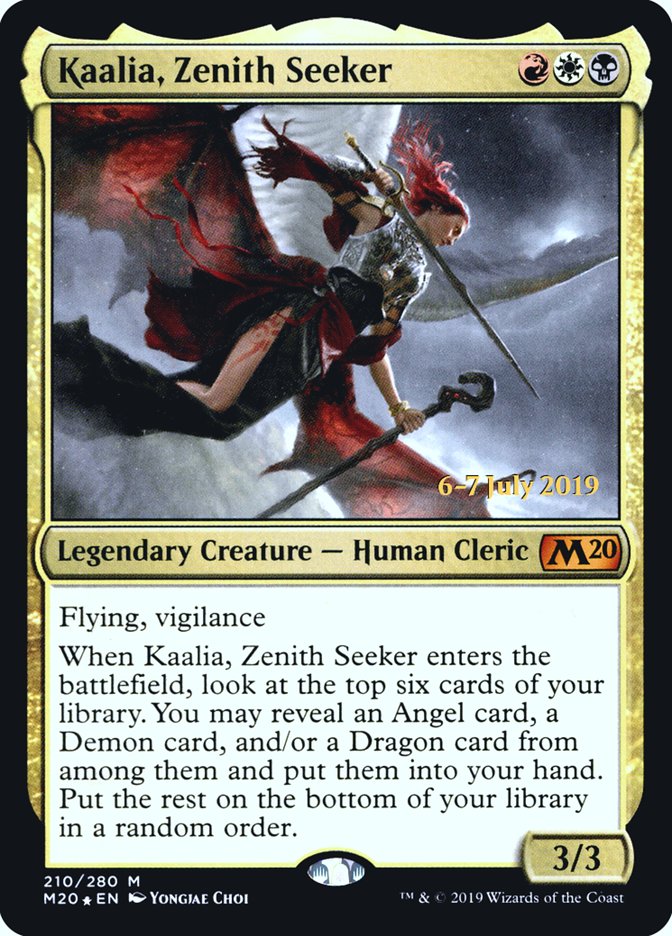 Kaalia, Zenith Seeker [Core Set 2020 Prerelease Promos] | The CG Realm