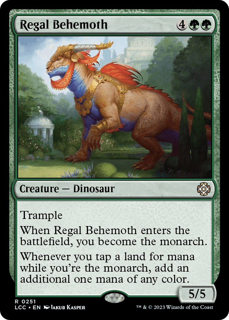 Regal Behemoth [The Lost Caverns of Ixalan Commander] | The CG Realm