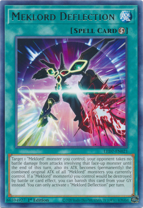 Meklord Deflection [LED7-EN021] Rare | The CG Realm