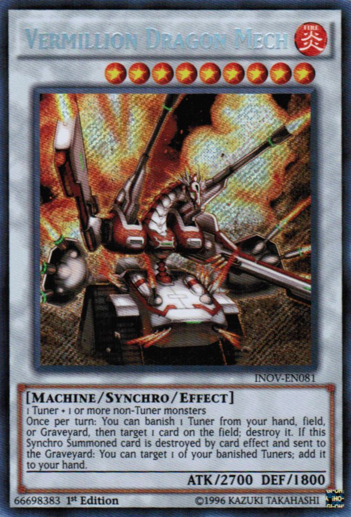 Vermillion Dragon Mech [INOV-EN081] Secret Rare | The CG Realm