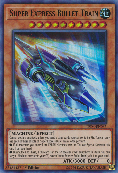 Super Express Bullet Train [LED4-EN035] Ultra Rare | The CG Realm