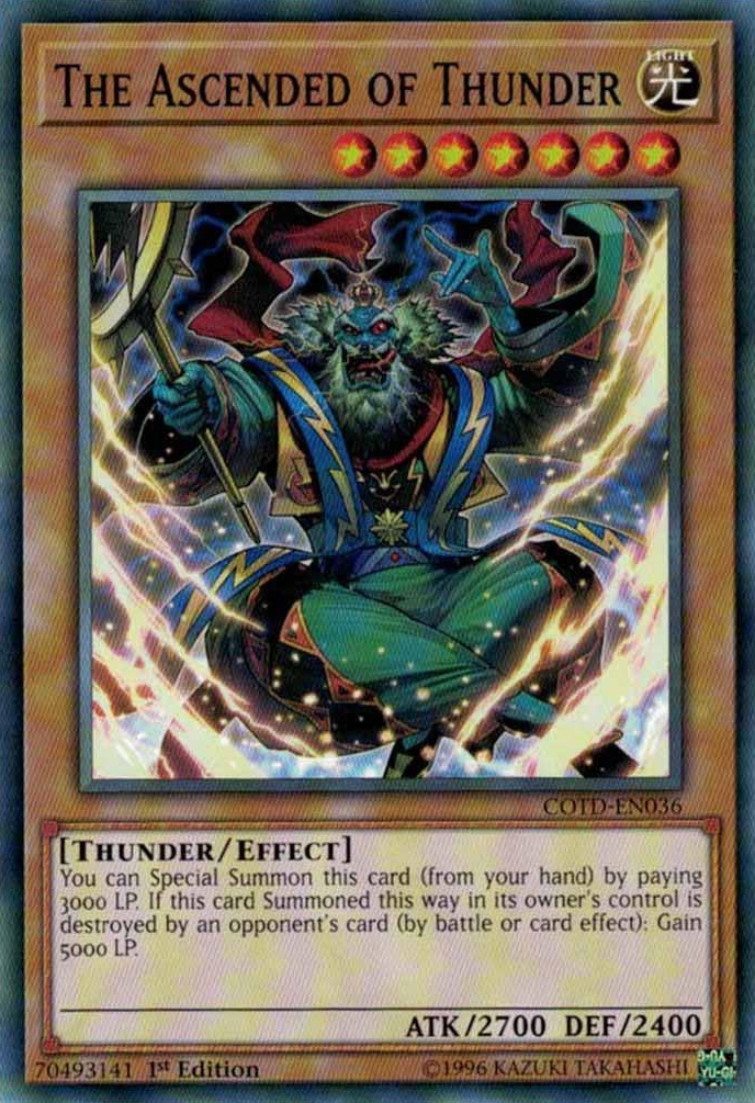 The Ascended of Thunder [COTD-EN036] Short Print | The CG Realm