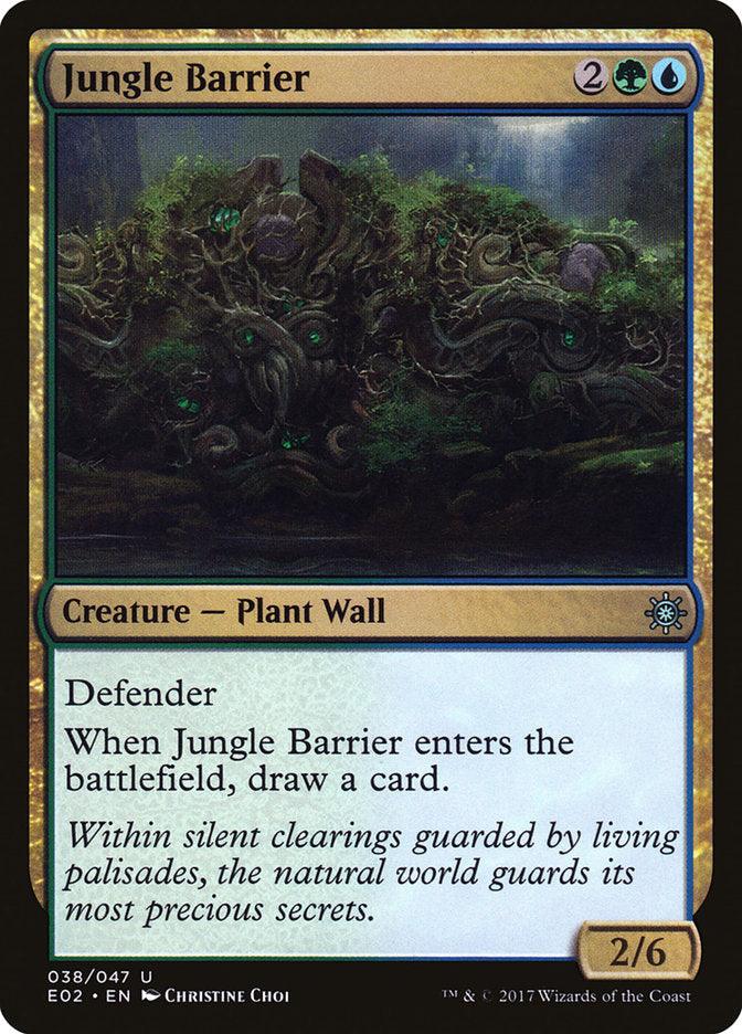 Jungle Barrier [Explorers of Ixalan] | The CG Realm