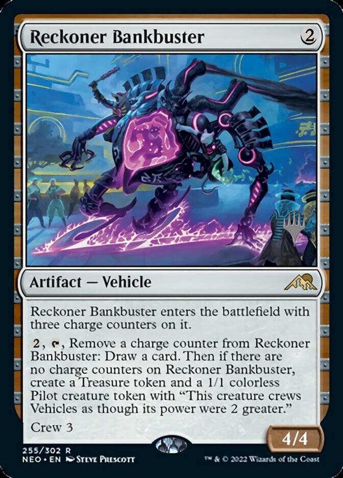 Reckoner Bankbuster (Promo Pack) [Kamigawa: Neon Dynasty Promos] | The CG Realm