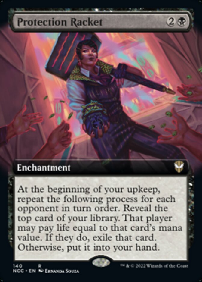 Protection Racket (Extended Art) [Streets of New Capenna Commander] | The CG Realm