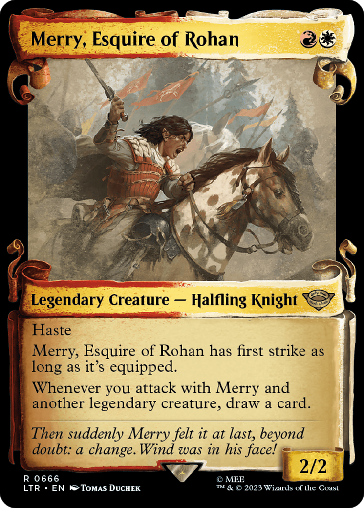 Merry, Esquire of Rohan [The Lord of the Rings: Tales of Middle-Earth Showcase Scrolls] | The CG Realm