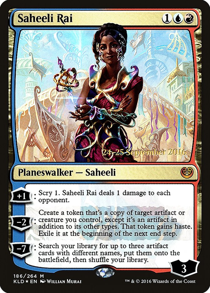 Saheeli Rai [Kaladesh Prerelease Promos] | The CG Realm