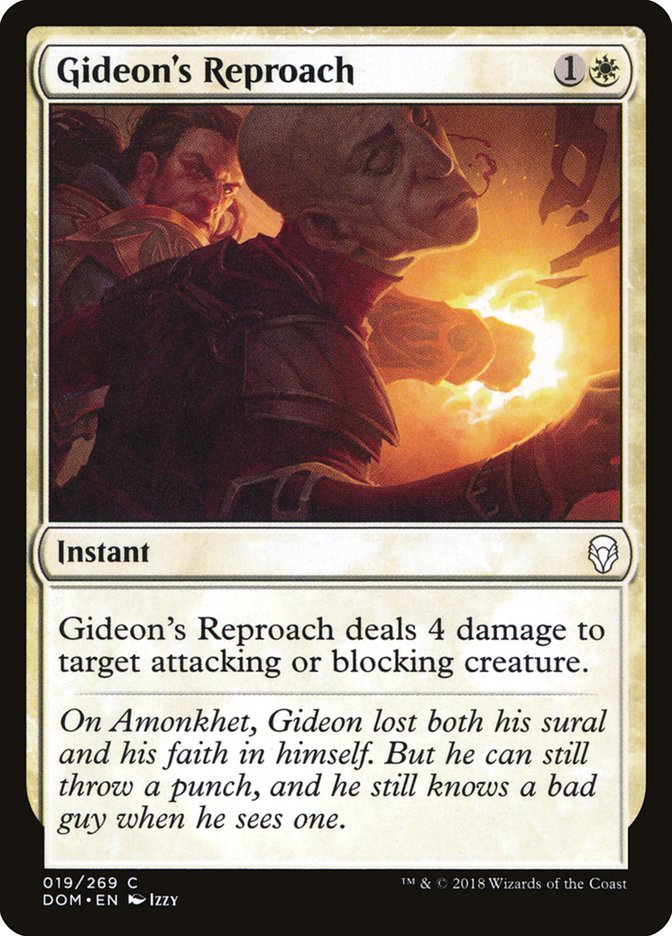 Gideon's Reproach [Dominaria] | The CG Realm