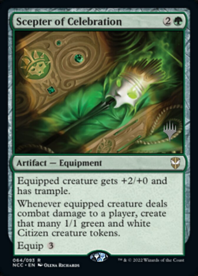 Scepter of Celebration (Promo Pack) [Streets of New Capenna Commander Promos] | The CG Realm