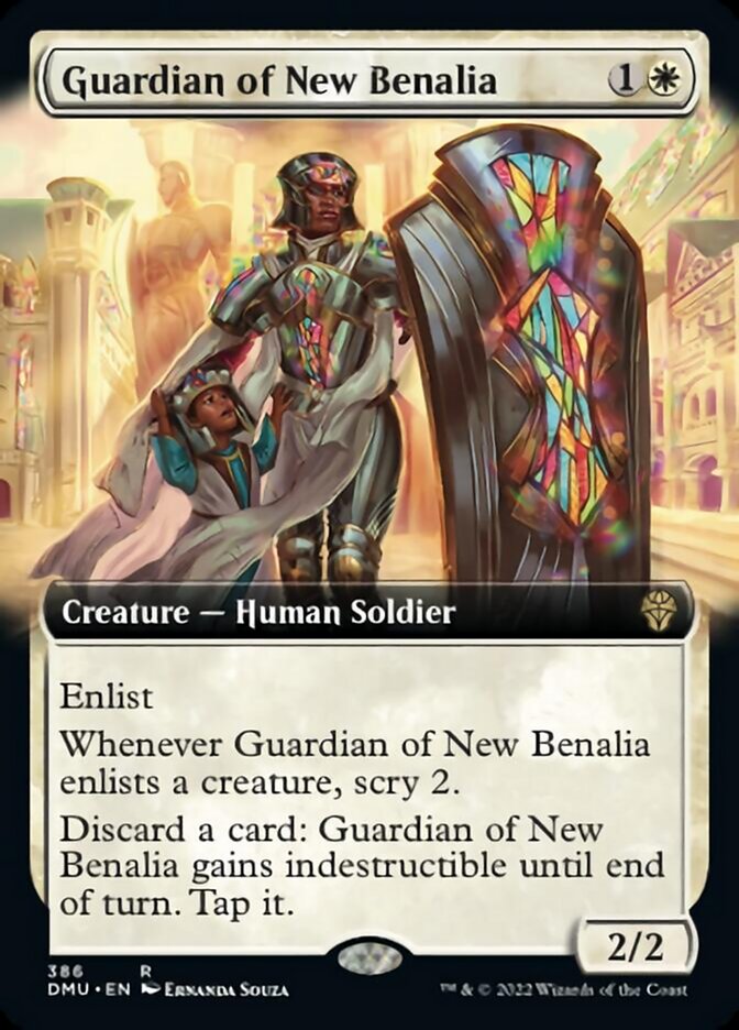 Guardian of New Benalia (Extended Art) [Dominaria United] | The CG Realm