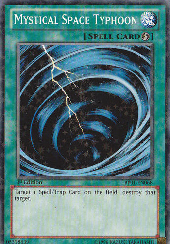 Mystical Space Typhoon [BP01-EN068] Starfoil Rare | The CG Realm