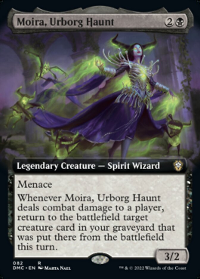 Moira, Urborg Haunt (Extended Art) [Dominaria United Commander] | The CG Realm