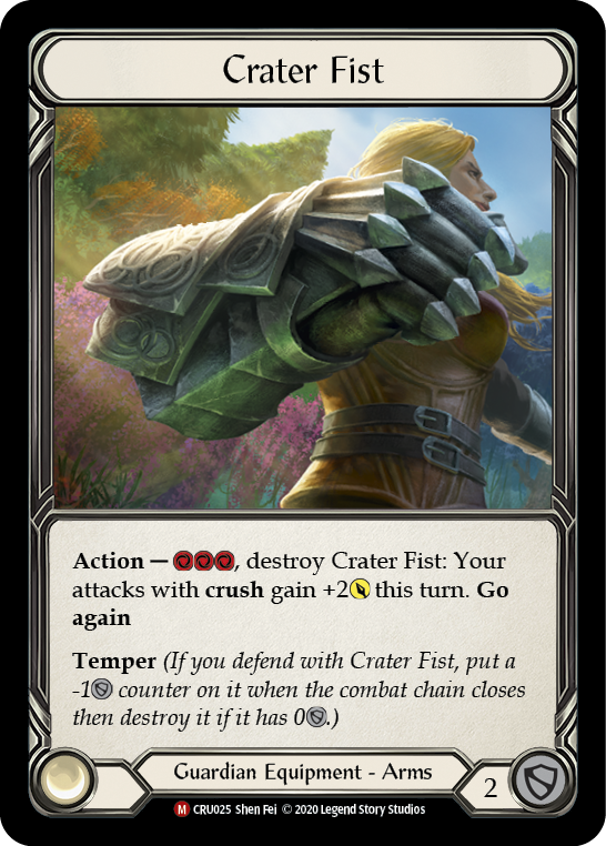 Crater Fist [CRU025] (Crucible of War)  1st Edition Normal | The CG Realm