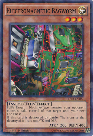 Electromagnetic Bagworm [BP03-EN100] Shatterfoil Rare | The CG Realm