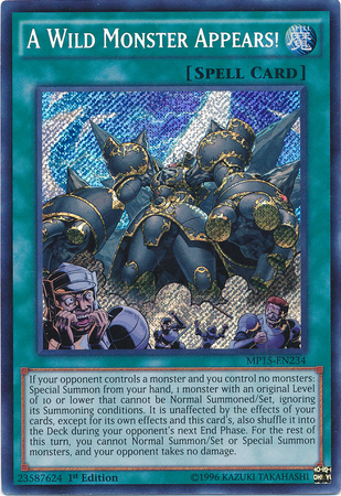 A Wild Monster Appears! [MP15-EN234] Secret Rare | The CG Realm