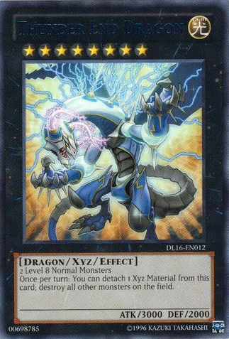 Thunder End Dragon (Blue) [DL16-EN012] Rare | The CG Realm