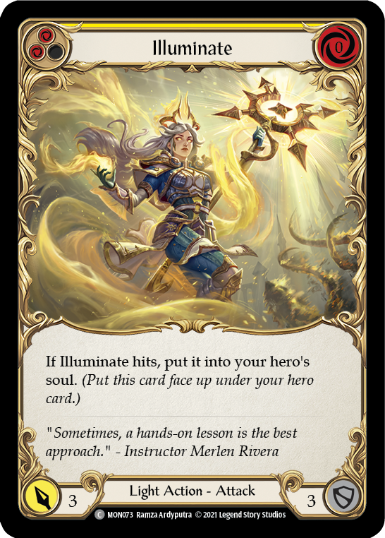 Illuminate (Yellow) [MON073-RF] (Monarch)  1st Edition Rainbow Foil | The CG Realm