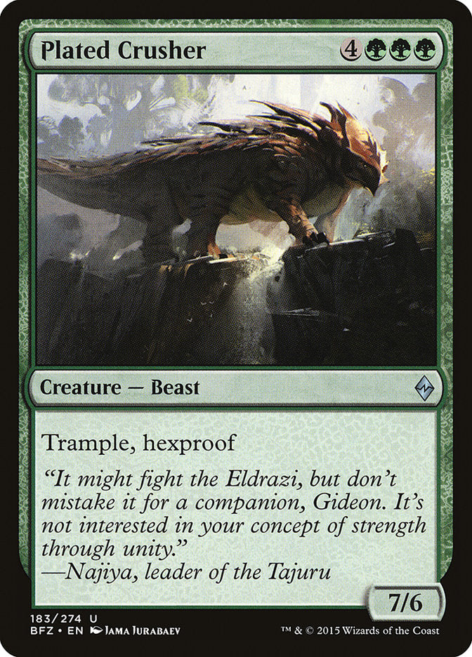 Plated Crusher [Battle for Zendikar] | The CG Realm