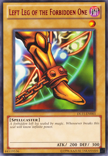 Left Leg of the Forbidden One (Red) [DL11-EN003] Rare | The CG Realm