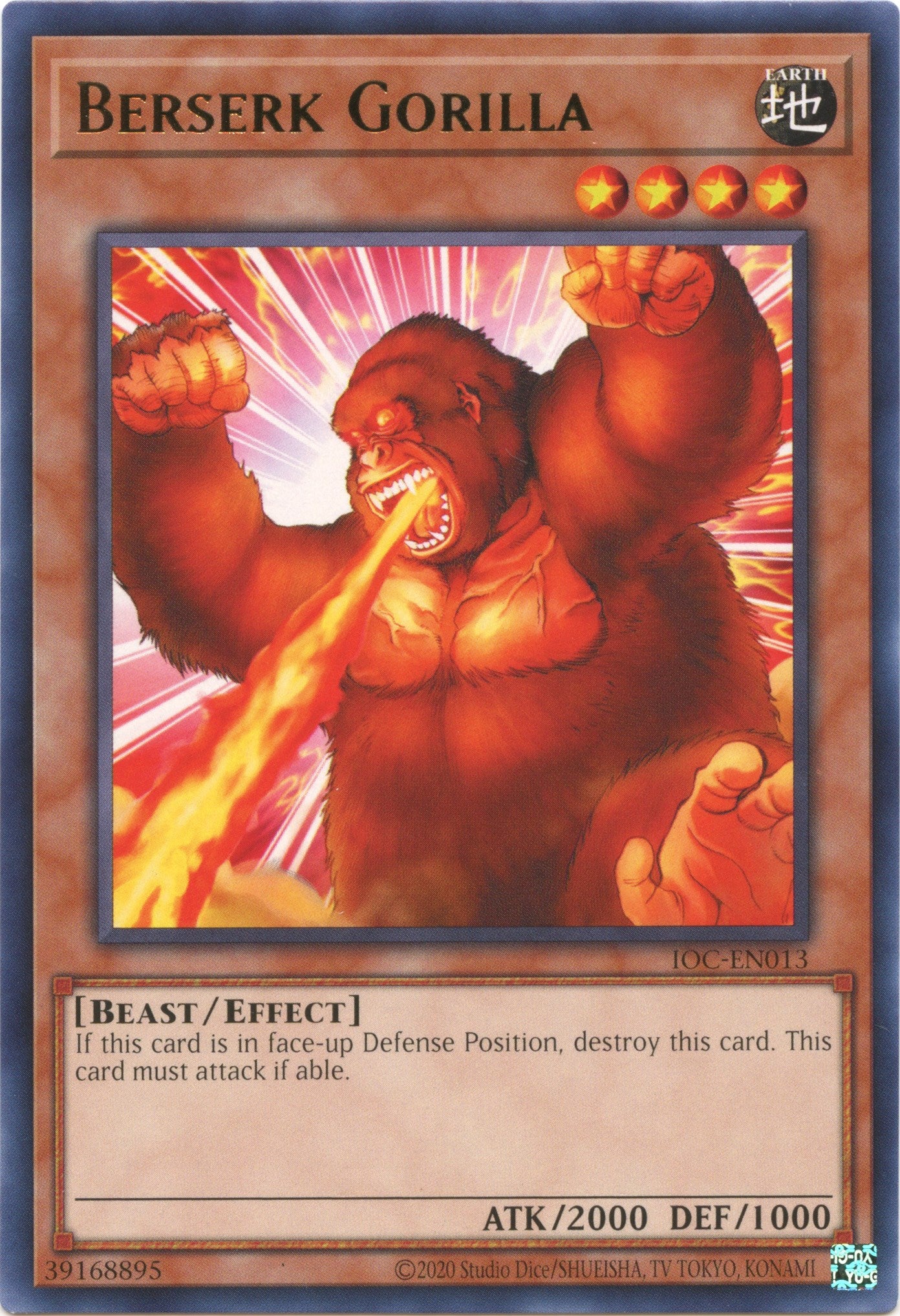 Berserk Gorilla (25th Anniversary) [IOC-EN013] Rare | The CG Realm