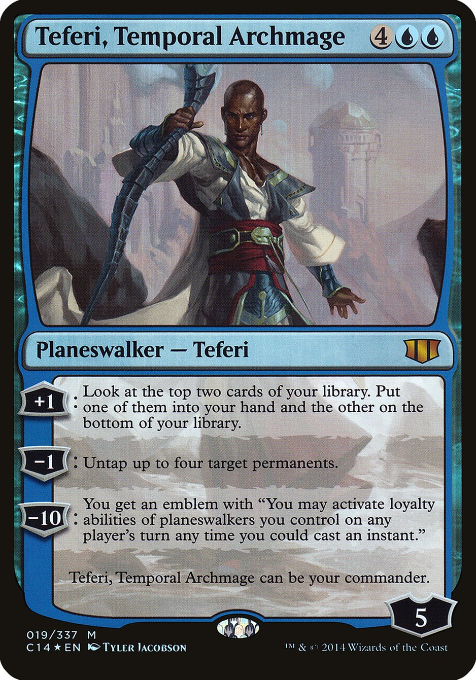 Teferi, Temporal Archmage (Oversized) [Commander 2014 Oversized] | The CG Realm