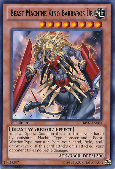 Beast Machine King Barbaros Ur [BP02-EN084] Mosaic Rare | The CG Realm