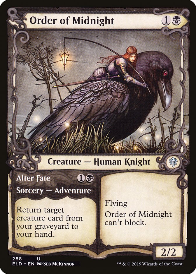 Order of Midnight // Alter Fate (Showcase) [Throne of Eldraine] | The CG Realm